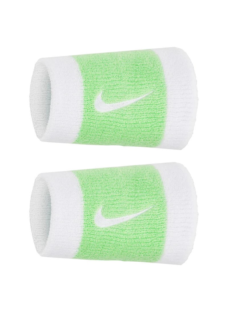 Nike Swoosh Doublewide Wristband (2 Pieces)