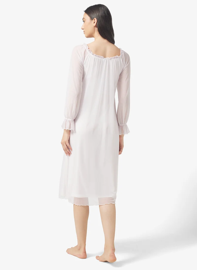 Khizana Puff Sleeve Night Dress