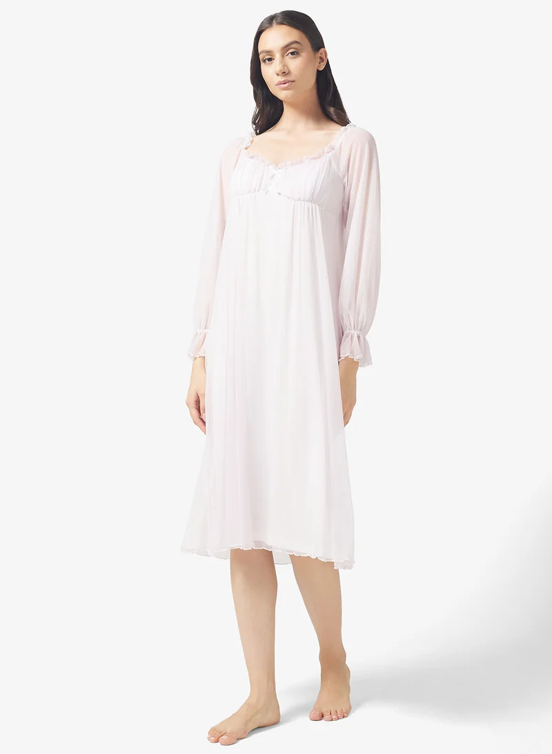 Khizana Puff Sleeve Night Dress