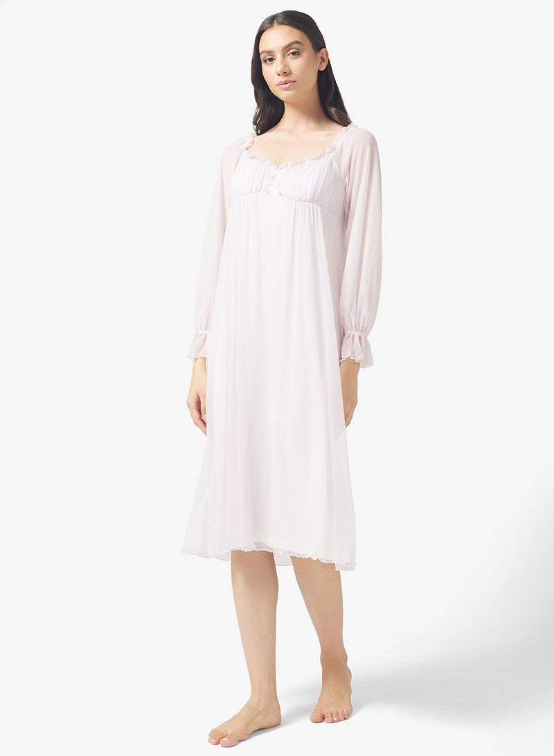 خزانة فستان نوم بأكمام منفوشة - Image 1