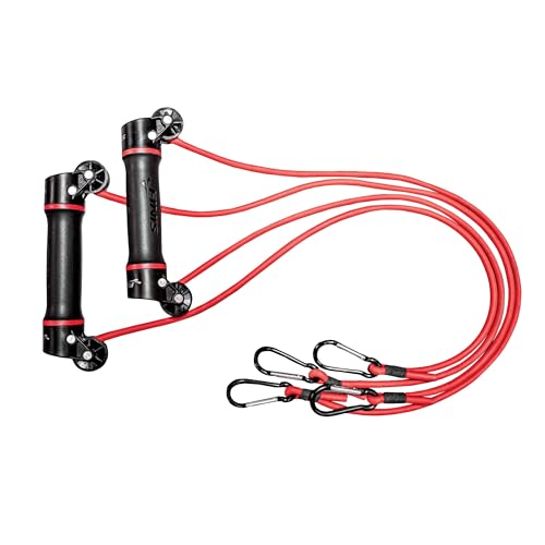 FINIS Slide Dryland Trainer - Dual-Handled Resistance Bands for Swim Strength & Stroke Training - Image 1