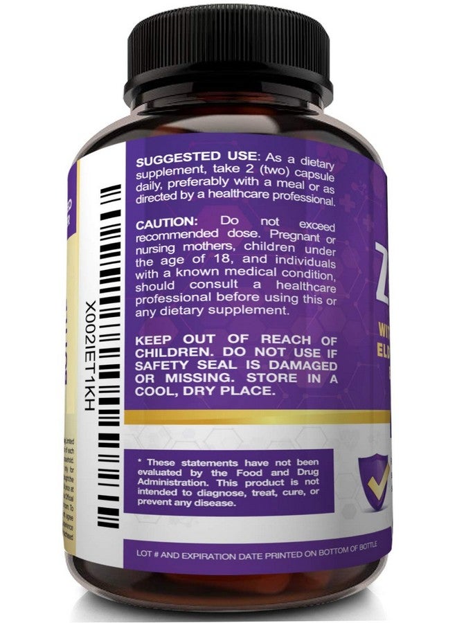 NutriFlair Zinc 50mg - with Vitamin C, Elderberry, Echinacea Purpurea Extract, Zinc Oxide - Compare with picolinate, Citrate, Oxide - Complete Immune Support Formula Pills with 4 Immune Defense - Image 5