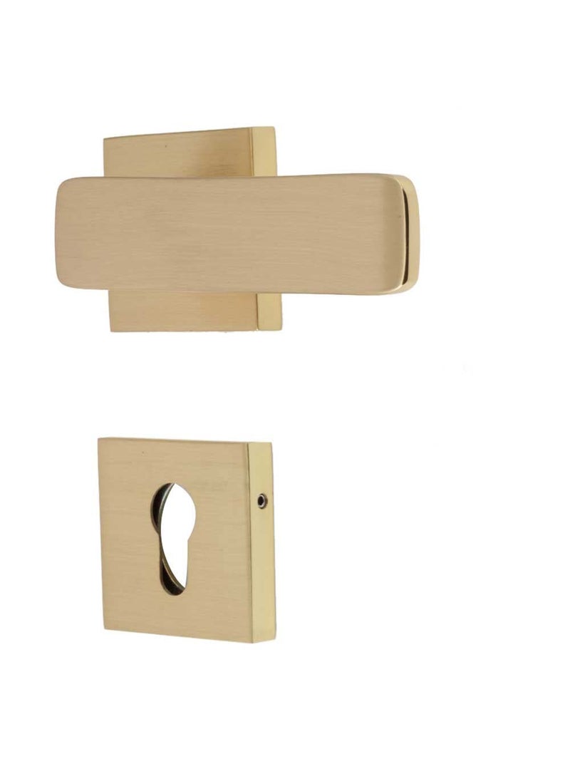 Indian-Shelf IndianShelf Modern Door Handle Brass Pull Handle Gold Drawer Pulls 1 Piece 6 cm  - Image 2