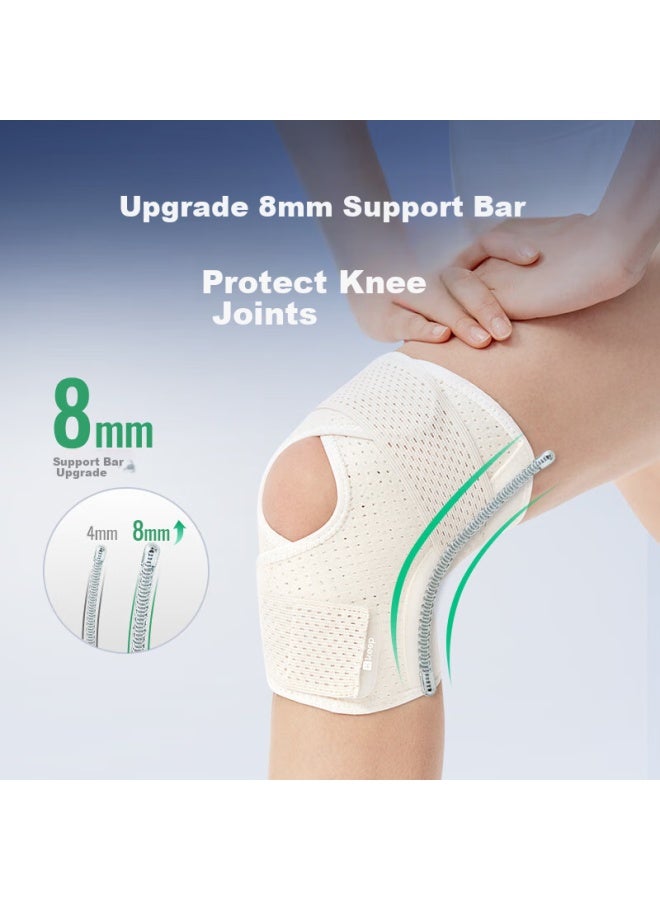 Keep Sports Knee Brace, Meniscus Joint Protection, Patella Guard, Classic Black, Size S, Double Pack - Image 2