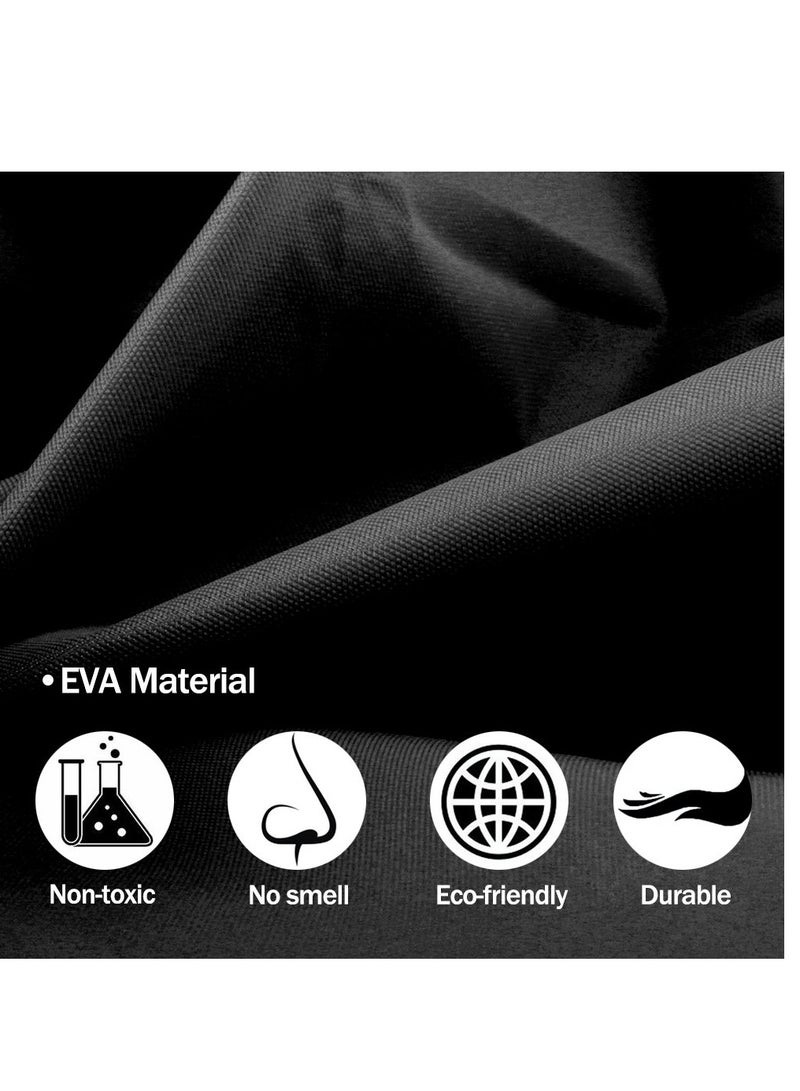 Raincoat Rain Poncho for Adults 2 Pack EVA Rain Poncho for Women and Men Reusable Raincoat Jacket Packable for Family Fishing Travel Emergency with Hood and Elastic Sleeving - Image 4