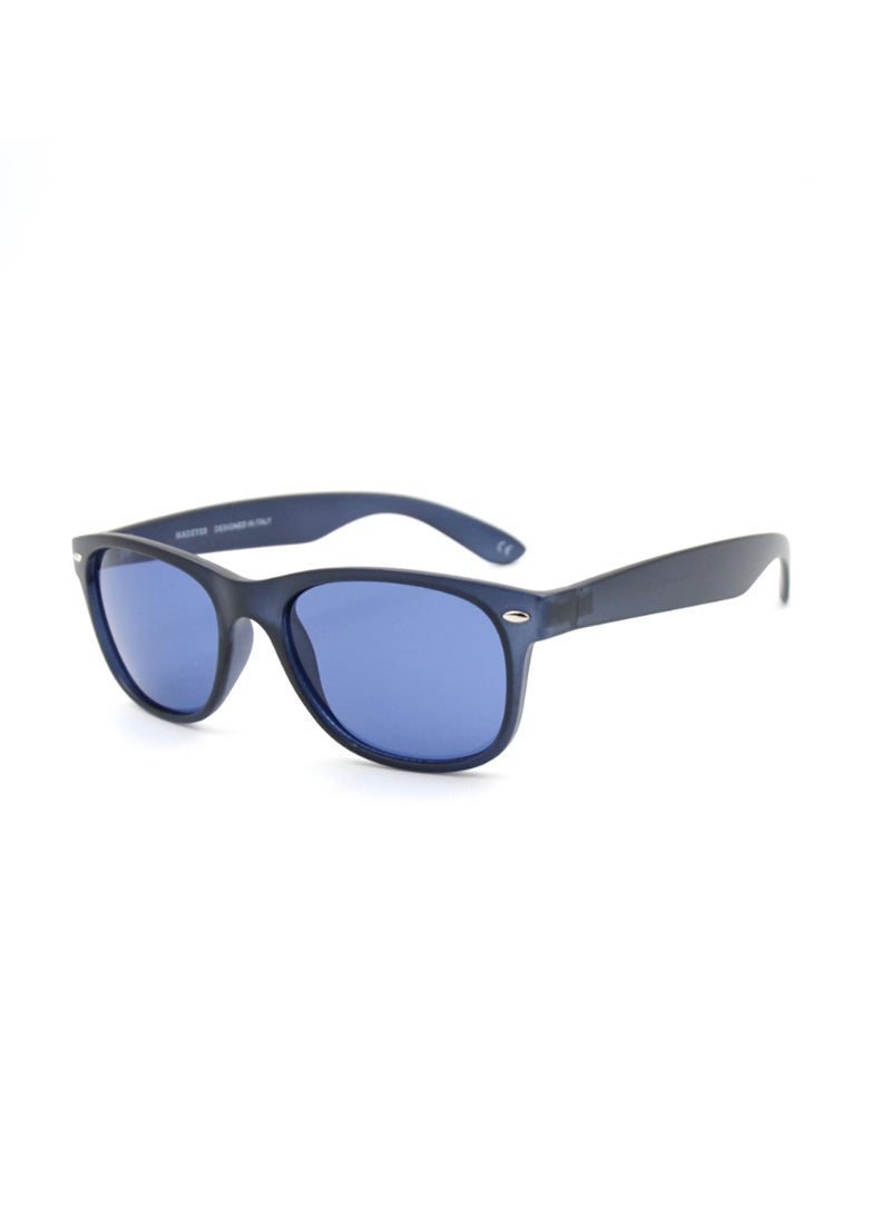 MADEYES Unisex UV Protection Sunglasses EE7P159-8 - Matt.Blue - Image 1