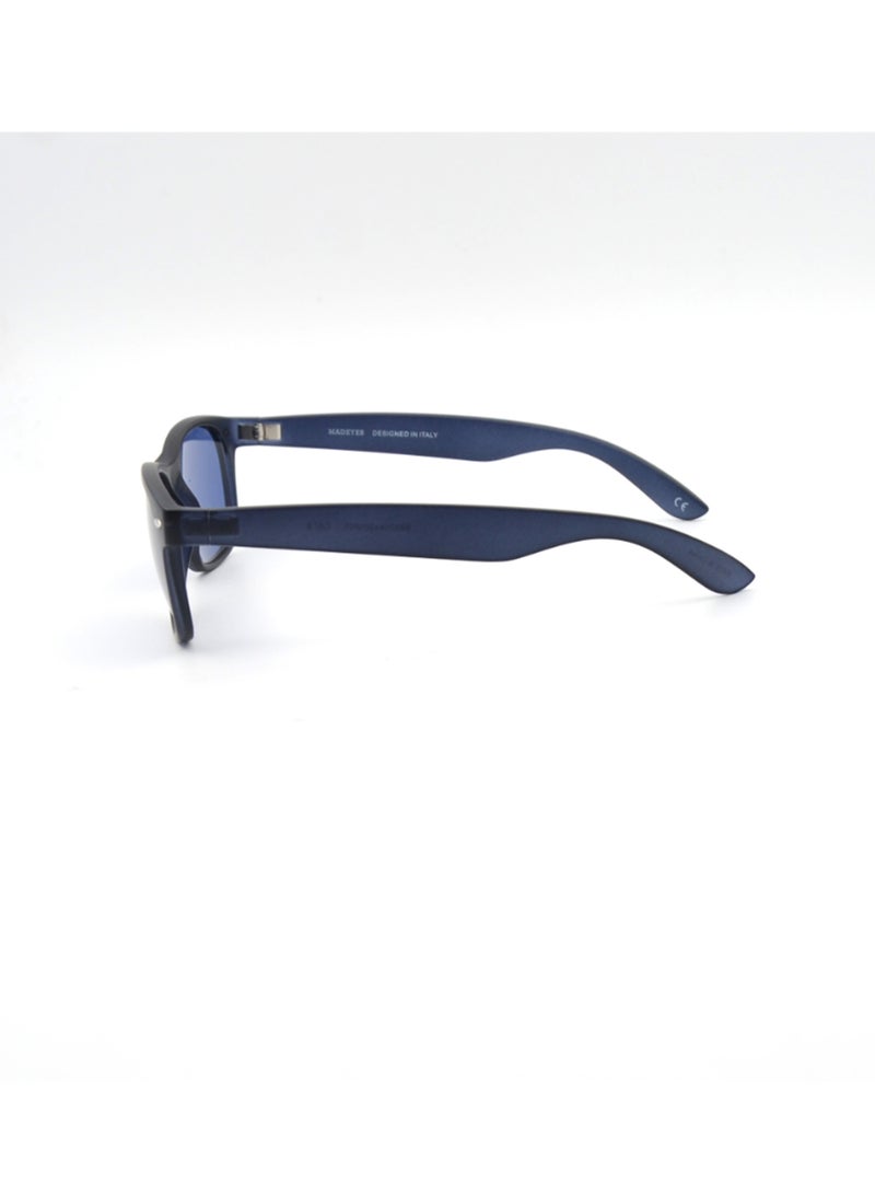 MADEYES Unisex UV Protection Sunglasses EE7P159-8 - Matt.Blue - Image 3