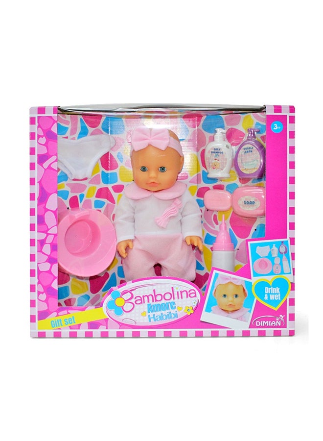 Bambolina Bamboljna Amore Baby Doll 36Cm - Gift Set