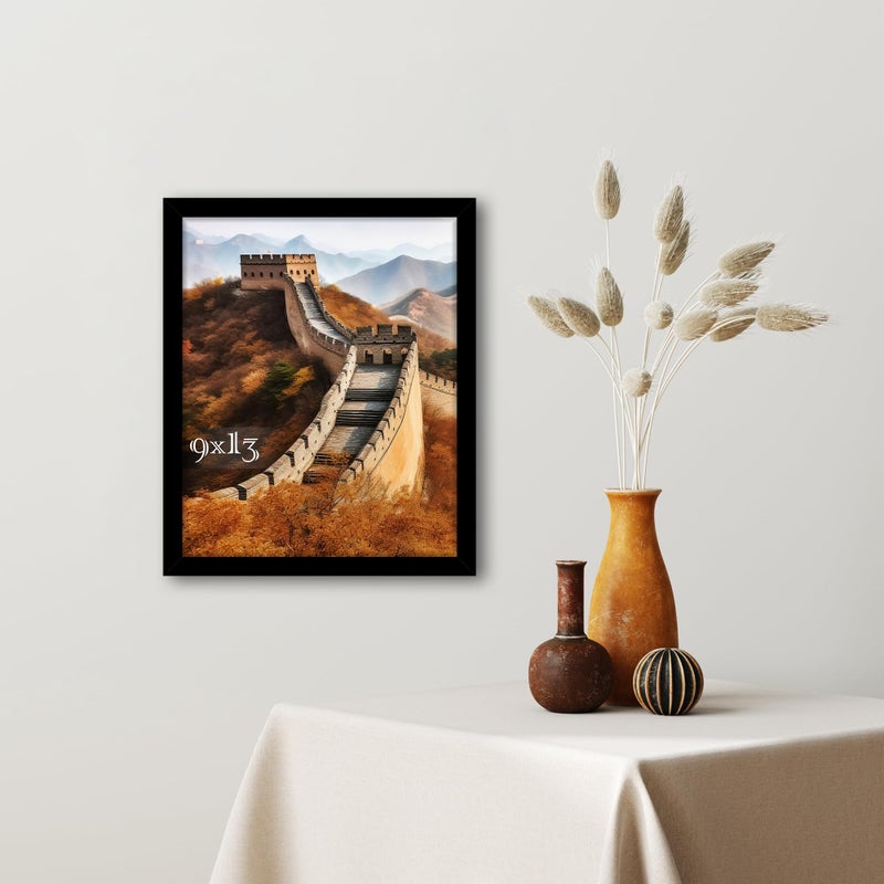 Picrit 9x13 Picture Frame  Photo Frame for Wall Mounting Display  Black - Image 5