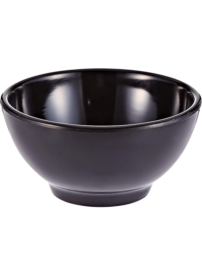 6 Inch Rounded Bowl - Black