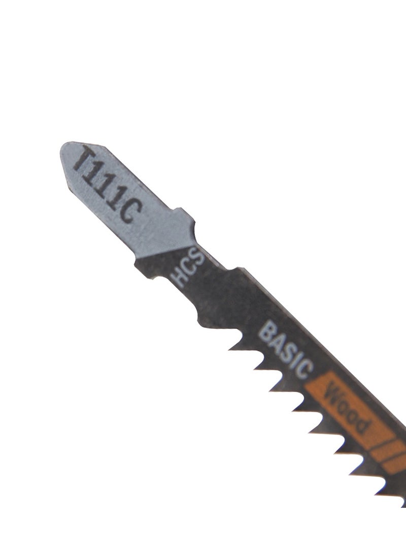 KSEIBI Jigsaw Blades T-Shank, T111C / 5-Pc, Carbon Steel, High Quality Tool Steel for woodcutting and metal cutting, Woodworking Projects, Trimming Laminate Flooring, Plastic Cutting, Precision Cutting.  - Image 4