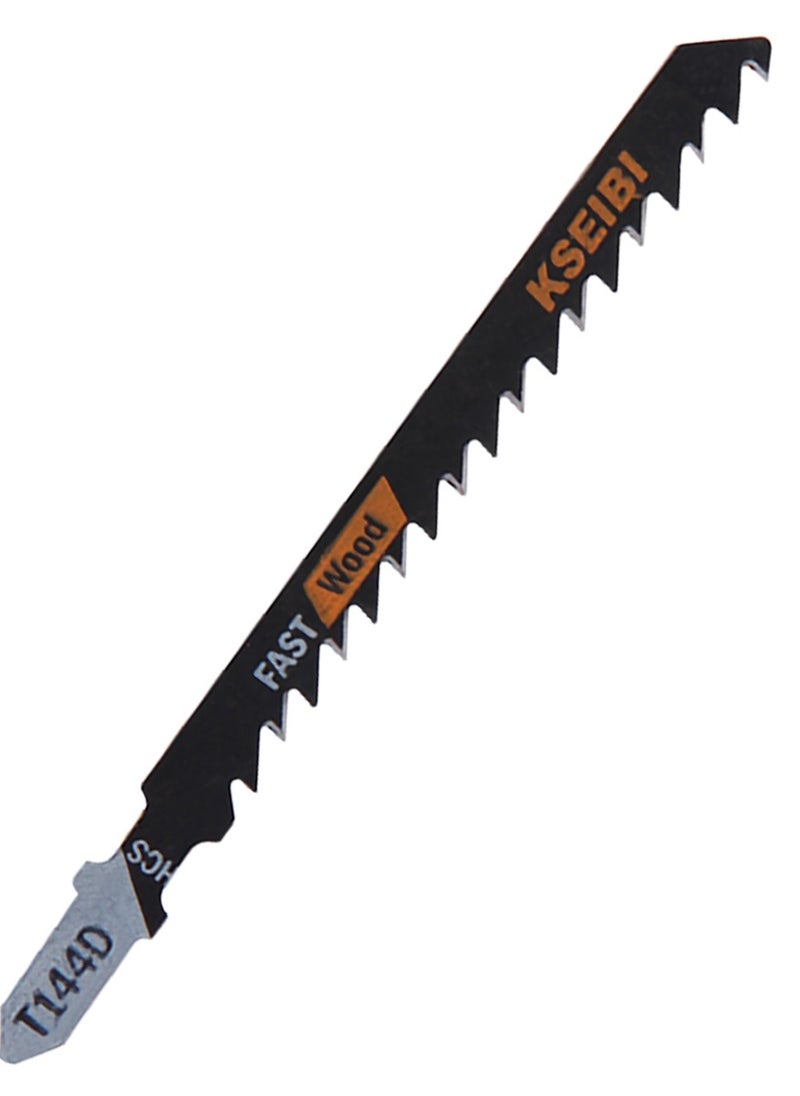 KSEIBI Jigsaw Blades T-Shank, T111C / 5-Pc, Carbon Steel, High Quality Tool Steel for woodcutting and metal cutting, Woodworking Projects, Trimming Laminate Flooring, Plastic Cutting, Precision Cutting.  - Image 3