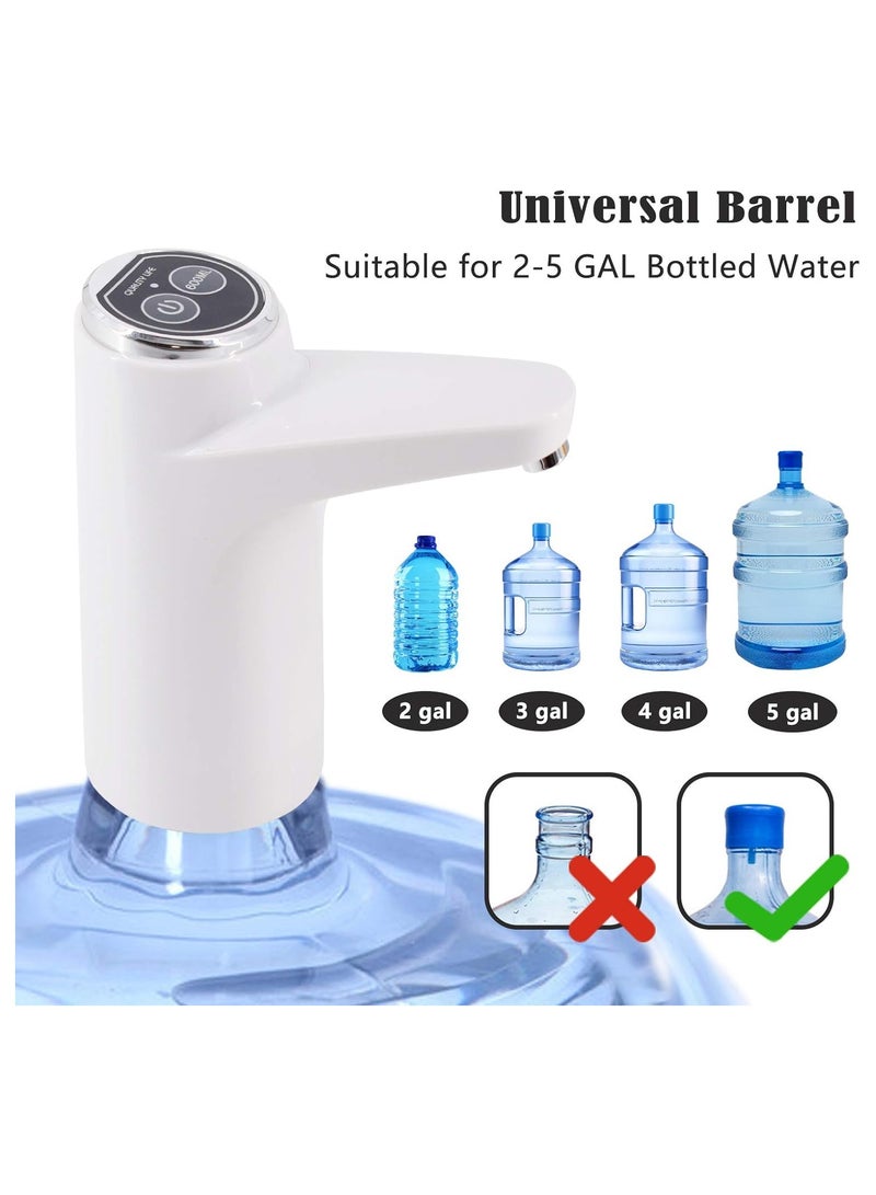 INFLUX Water Dispenser, Portable Water Bottle Pump for Universal 3, 4 and 5 Gallon with USB Electric Charging and Automatic Off Switch - Assorted Colo - Image 4