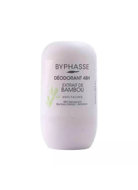 Byphasse Deodorant with Bambou Extracts Anti Taches Roll on- 50ml