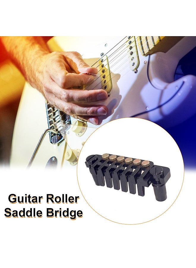 Generic - LP Electric Guitar Tune O Matic Bridge Pull Plate Tail Piece Reversible String Code Guitar Roller Saddle Bridge TP-6 Bridge Stop Rod Compatible with Les Paul/SG/ES/EPI Gear Replacement Part - Image 1