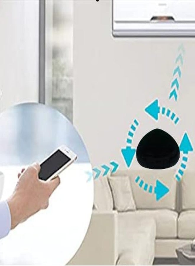 جهاز تحكم ذكي بالأشعة تحت الحمراء من TEQOOZ® (جهاز تحكم عن بعد عالمي يعمل بتقنية الواي فاي) لأجهزة التكييف والتلفزيون وغيرها | ضمان لمدة 3 سنوات | مزود بكابل من النوع C | متوافق مع تطبيق SmartLife، ومساعدي Alexa وGoogle وSiri - Image 2