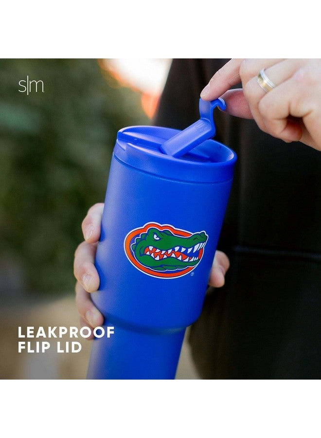 Simple Modern Simple Modern Officially Licensed Collegiate Michigan Wolverines 30 oz Tumbler with Flip Lid and Straws | Insulated Cup Stainless Steel | Gifts for Men Women | Trek Collection | University of Michigan - Image 4