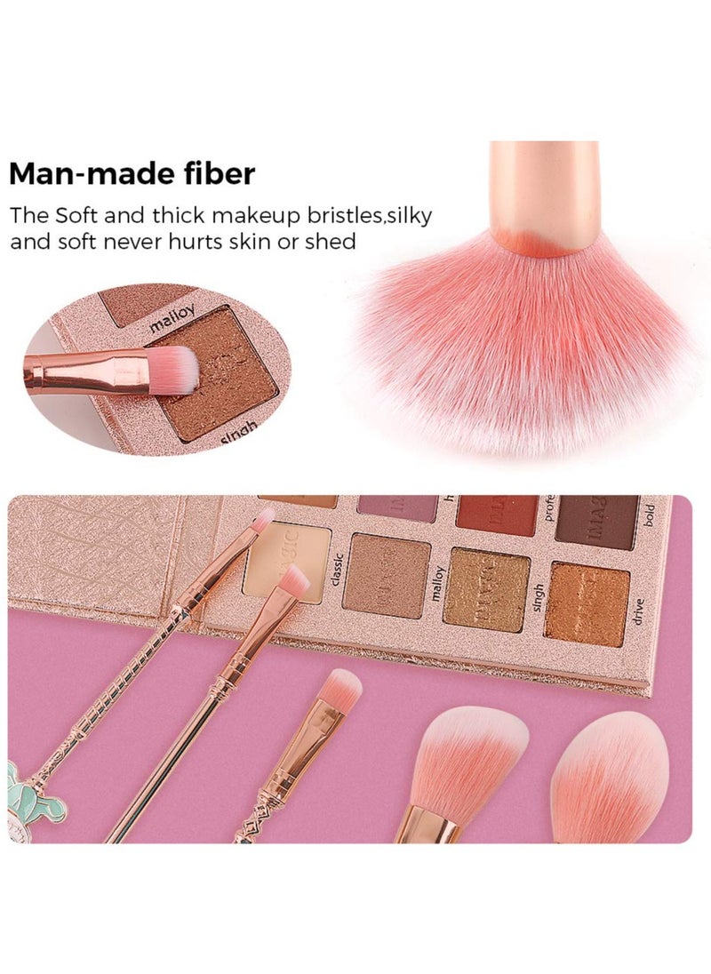 Wechip - WeChip 5PCS Baby Brushes Creative Theme Fairy Makeup Brushes Set for Women - Image 1
