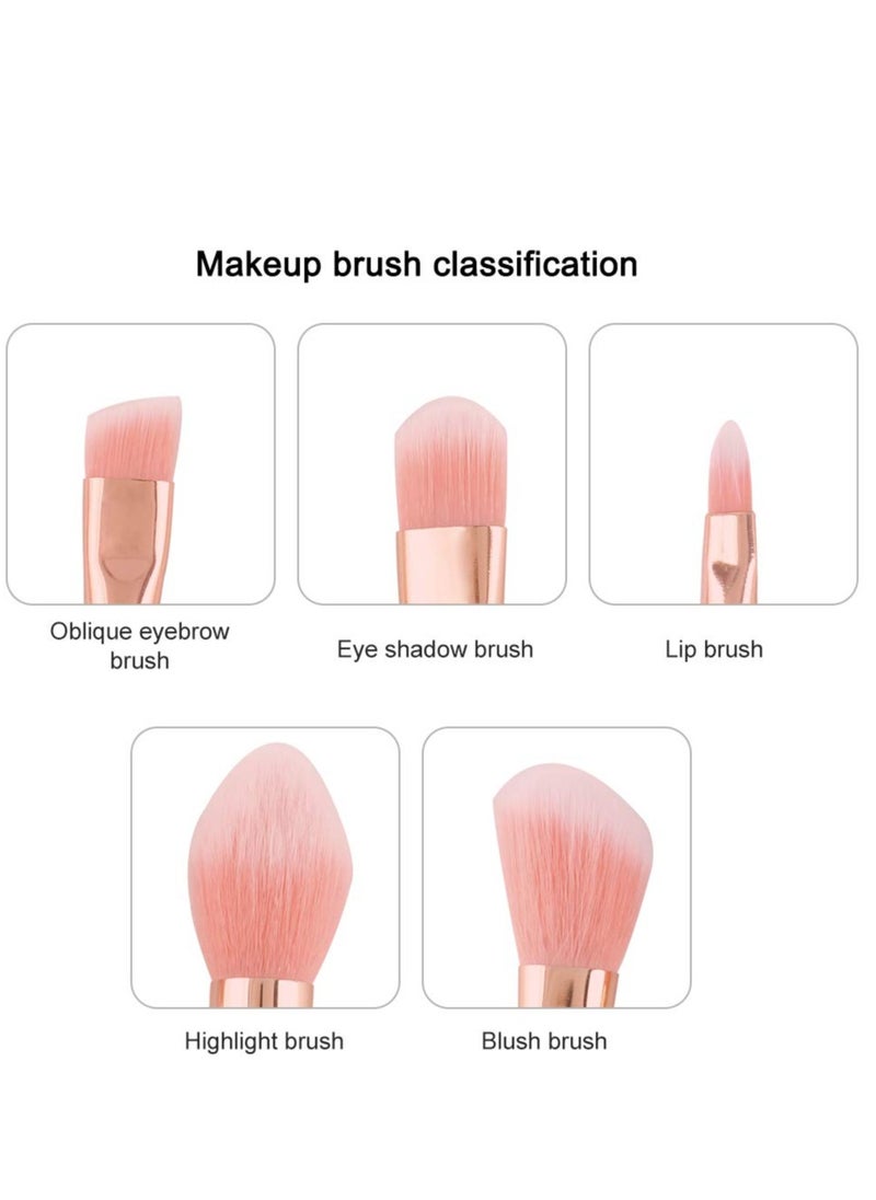 Wechip - WeChip 5PCS Baby Brushes Creative Theme Fairy Makeup Brushes Set for Women - Image 1