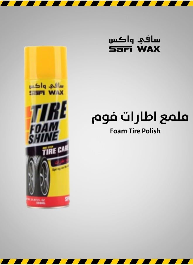Safi WAX Foam Tire Polish500Ml  - Image 1