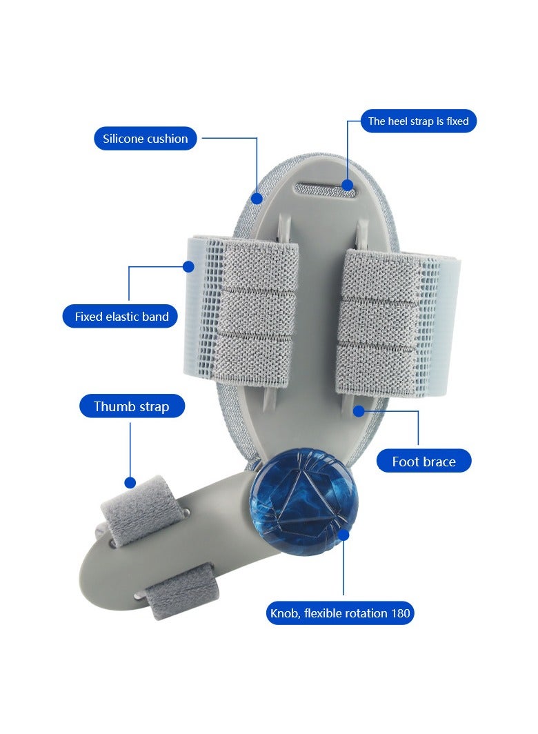 general Men's and Women's Big Toe Corrector, Adjustable Bunion Splint for Bunion Correction, Orthotic Toe Corrector with Non-Slip Heel Strap and Silicone Pad - Image 4