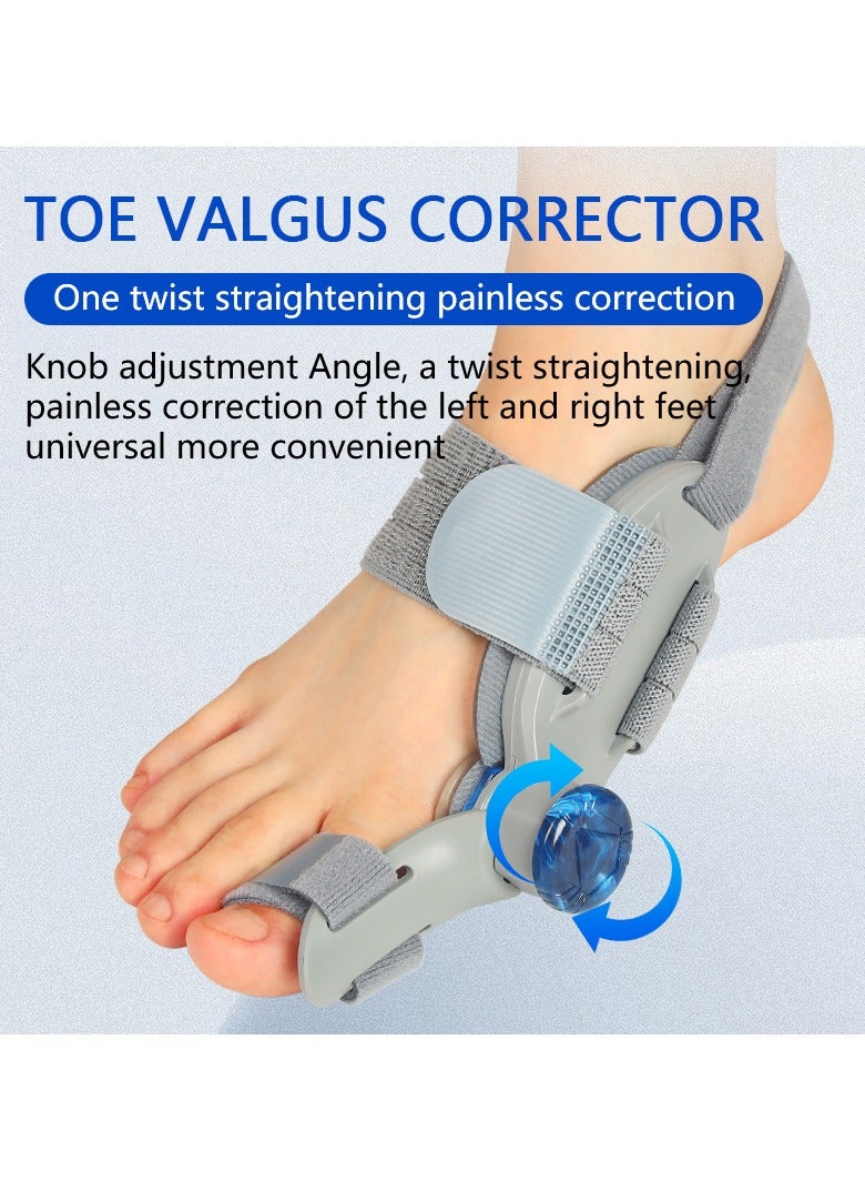 general Men's and Women's Big Toe Corrector, Adjustable Bunion Splint for Bunion Correction, Orthotic Toe Corrector with Non-Slip Heel Strap and Silicone Pad - Image 5