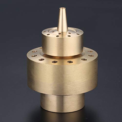 Hicello Water Fountain Nozzle 1.5" Brass DN40 Two layers Fountain Nozzle Column Sprinkler Spray Head for Garden Pond Bring Beautiful Visual Effects - Image 4