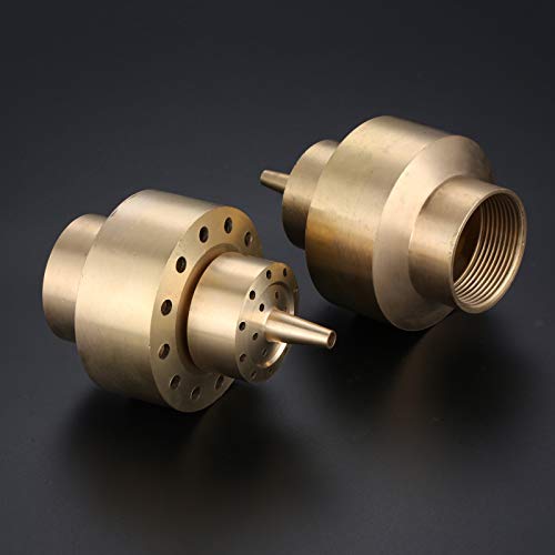 Hicello Water Fountain Nozzle 1.5" Brass DN40 Two layers Fountain Nozzle Column Sprinkler Spray Head for Garden Pond Bring Beautiful Visual Effects - Image 5