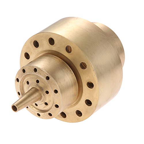 Hicello Water Fountain Nozzle 1.5" Brass DN40 Two layers Fountain Nozzle Column Sprinkler Spray Head for Garden Pond Bring Beautiful Visual Effects - Image 2