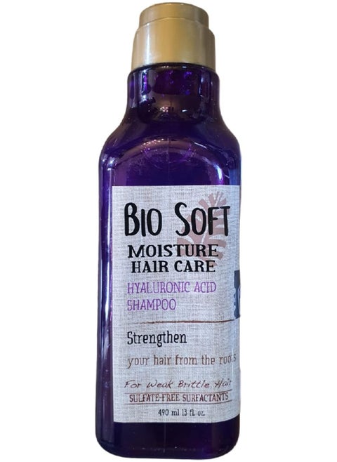 Bio Soft Moisture Hair Care Whit Hyaluronic Acid Shampoo -490 ML