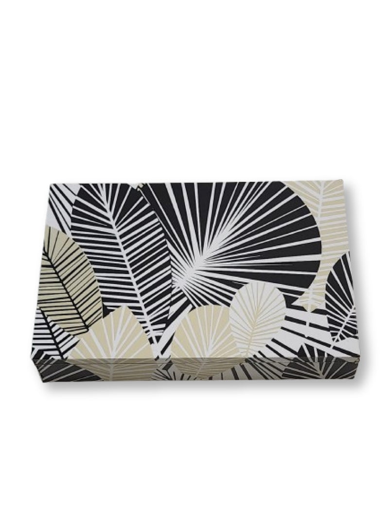 Elegant Wooden Box with Floral & Leaf Digital Print (36×12×5 cm) - Image 3