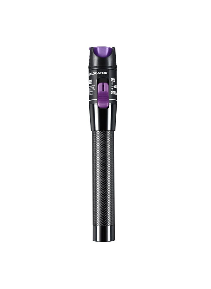 AROAQ - Visual Fault Locator, 1-60km Fiber Optic Red Light Pen, Vfl Optical Fiber Cable Fault Tester, Red Light Pen For Network Fiber Cable Test, Fiber Optic Source Tester Detector Meter,(30mw Purple) - Image 1
