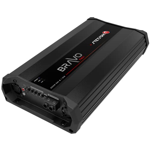 Stetsom Bravo Full 8000 1 Ohm Mono Car Amplifier, 8000.1 8K Watts RMS, 1Ω Stable Car Audio, HD Sound Quality, Crossover & Bass Boost, Car Stereo Speaker Subwoofer MD, Smart Coolers - Image 4