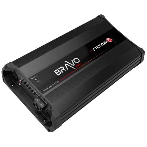 Stetsom Bravo Full 8000 1 Ohm Mono Car Amplifier, 8000.1 8K Watts RMS, 1Ω Stable Car Audio, HD Sound Quality, Crossover & Bass Boost, Car Stereo Speaker Subwoofer MD, Smart Coolers - Image 3