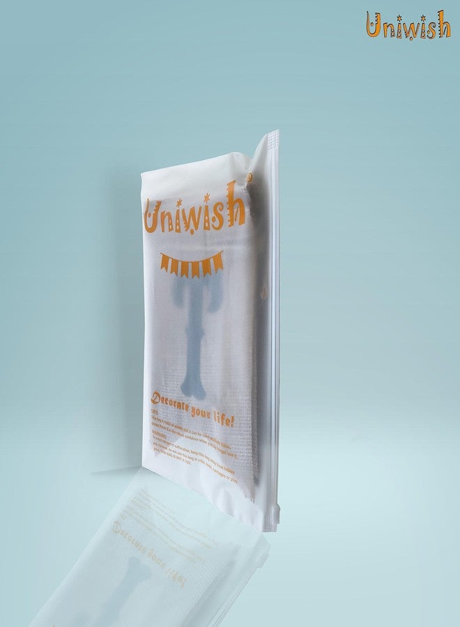Uniwish لافتة من الخيش من يونيويش، زينة هالوين للمدفأة، زينة لامعة على شكل خفافيش، ديكور حائط منزلي، لوازم حفلات هالوين - Image 5