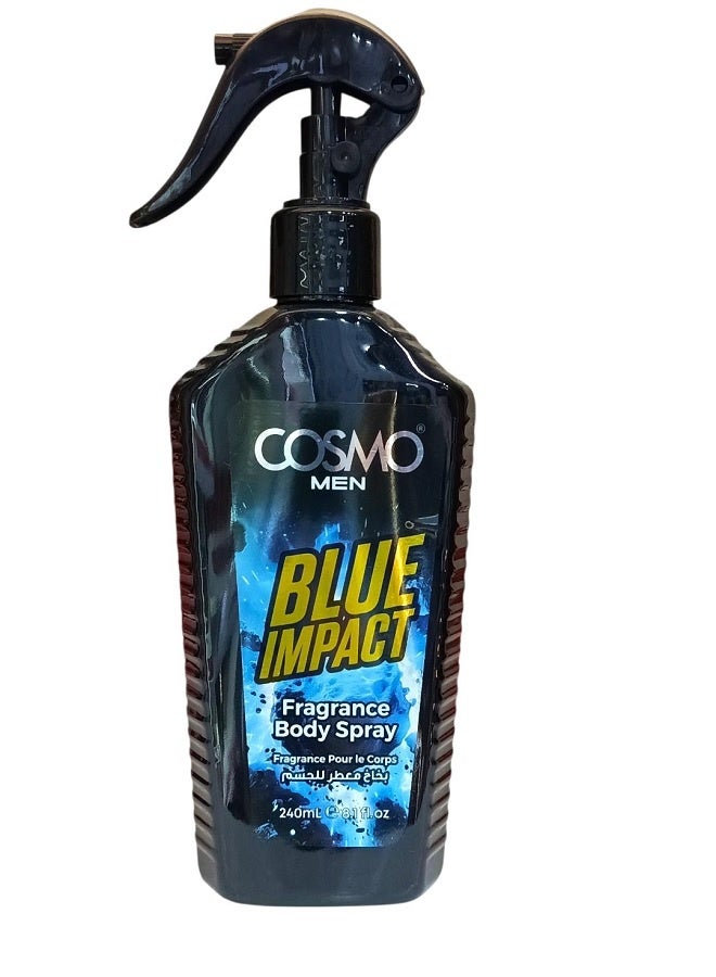 body spray for men blue impact 240ml
