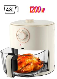 Visible Glass Air Fryer 4.2Liter 1200w