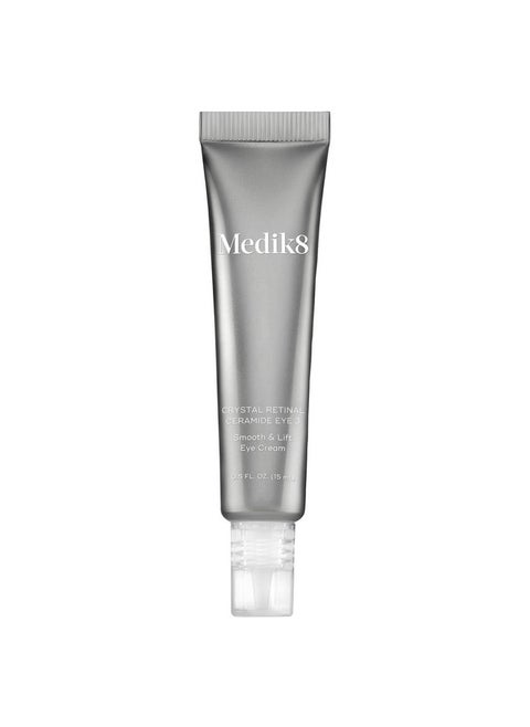 Crystal Retinal Ceramide Eye 3 Smooth And Lift Cream Gentle Release Vitamin A Delivers Visible Brightening Results Reduces Appearance Of Wrinkles Perfect For Sensitive Skin 0.5 Oz