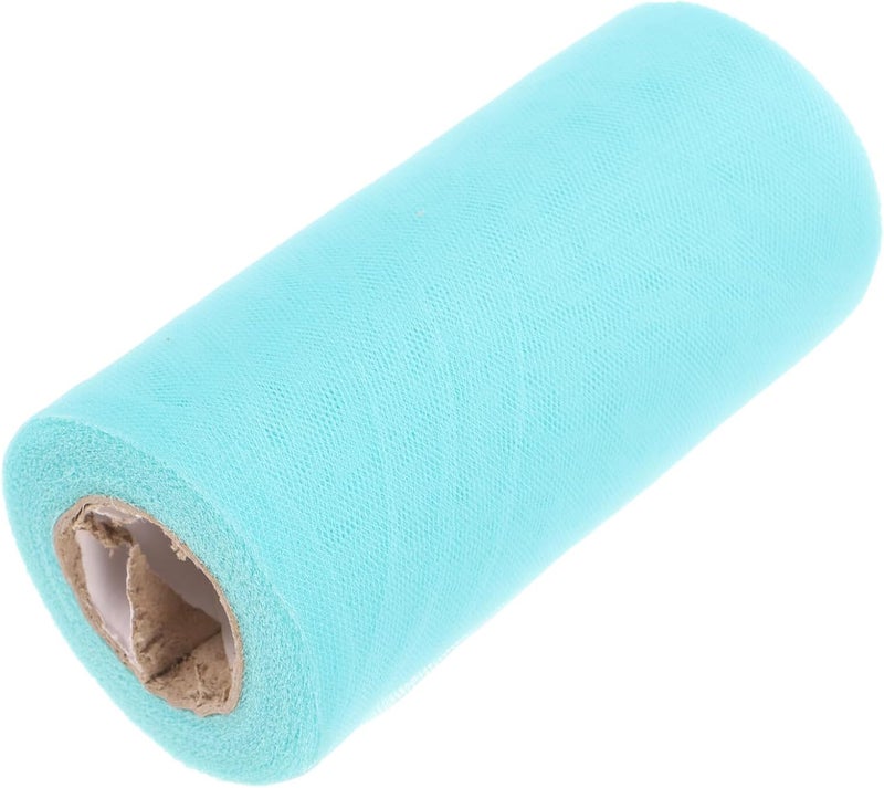 Mint Green Wedding Table Skirt Wrapping Tulle Ribbon 22 Meters Roll, Decorative Party Supply for DIY Wedding and Home Table Decorations - Image 1