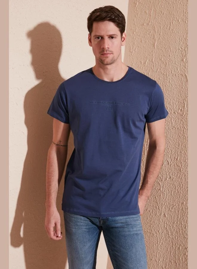 Buratti Cotton Slim Fit Crew Neck T-Shirt Men's T-SHIRT 541TACTICAL