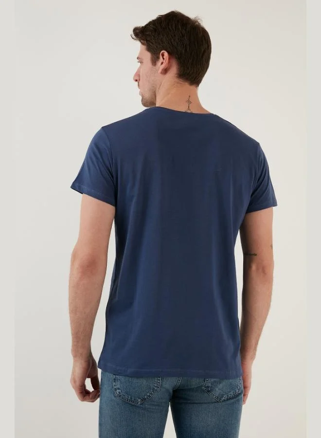 Buratti  Buratti Cotton Slim Fit Crew Neck T-Shirt Men's T-SHIRT 541TACTICAL for Men | Best Price UAE