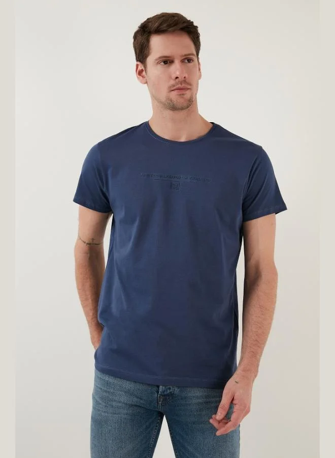 Buratti  Buratti Cotton Slim Fit Crew Neck T-Shirt Men's T-SHIRT 541TACTICAL for Men | Best Price UAE