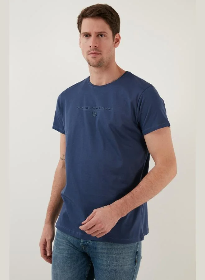 Buratti  Buratti Cotton Slim Fit Crew Neck T-Shirt Men's T-SHIRT 541TACTICAL for Men | Best Price UAE