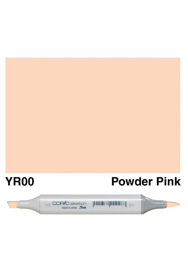 COPIC Sketch YR-00 Graphic Art Marker Powder Pink Twin Tip