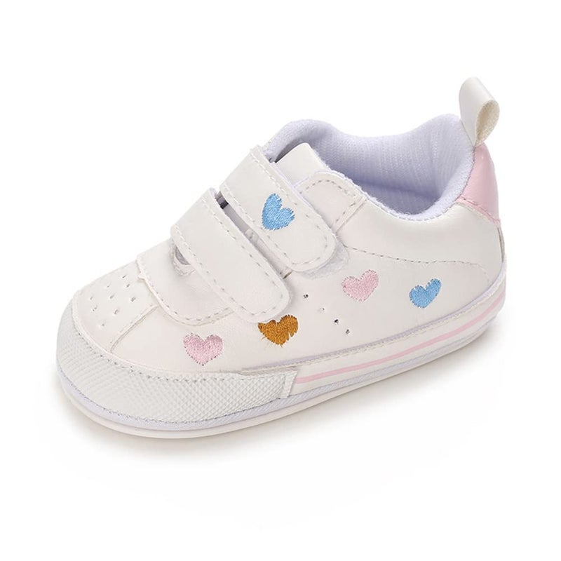 Clowora Baby Boys Girls Shoes Non-Slip Rubber Sole Sneakers Infant First Walking Toddler Crib Shoes Newborn Loafers Flats. (11/Multi-Color,0-6 Months) - Image 5