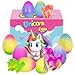 Cherislpy 6 Pack Unicorn Hatching Surprise Eggs Grows 600 Easter Birthday Gifts for Kids Boys Girls Easter Basket Stuffers Eggs Fillers Party Favors - Image 2