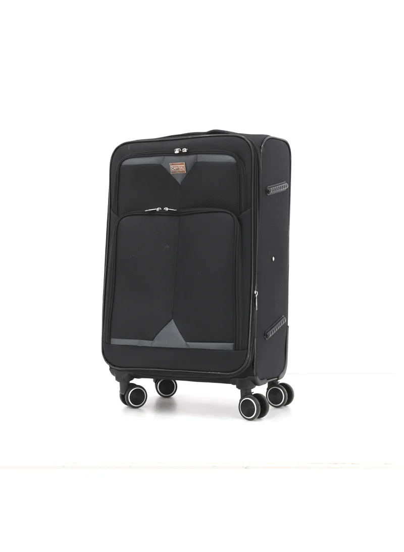 CAPITAL CAPITAL 4-Piece Soft Luggage Set | 20", 24", 28" & 32" Travel Suitcase Set | Lightweight Softside Trolley Bags | 360° Spinner Wheels | Durable Fabric | Telescopic Handle