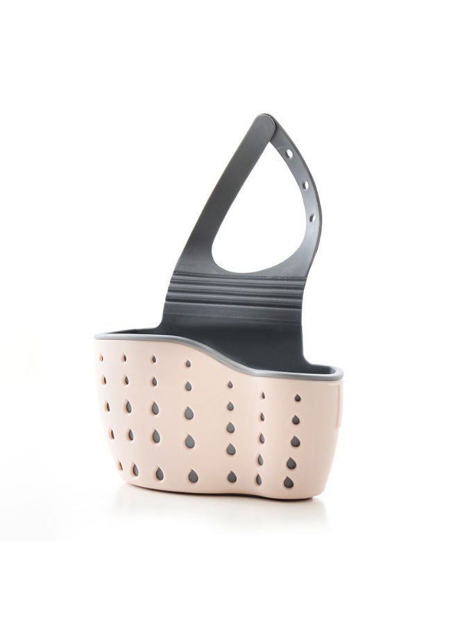 Kitchen Sink Shelf, Sink Storage Basket, Soap Sponge Drain Rack Holder - Image 1