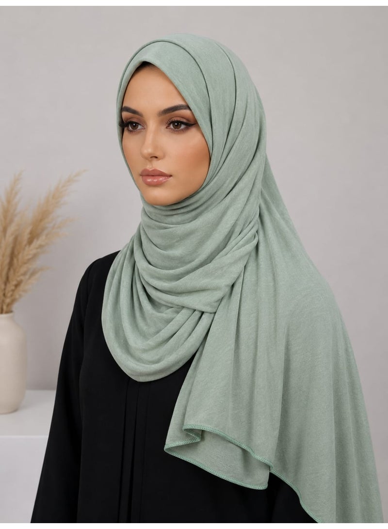 Sage Green Jersey Hijab for Women