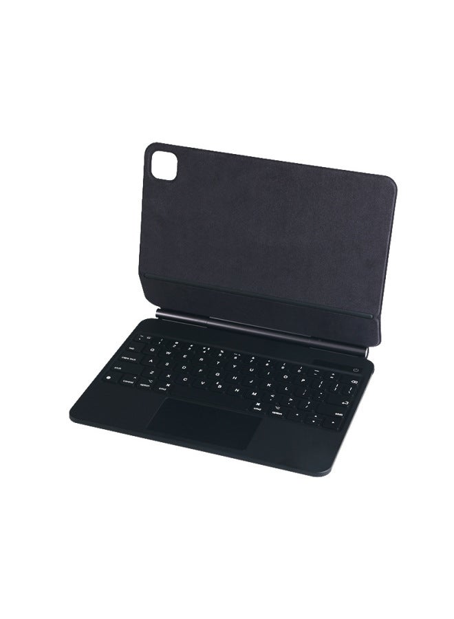 لوحة مفاتيح Ipad Keyboard Desktop لوحة مفاتيح لاسلكية بإضاءة خلفية ولوحة مفاتيح للتحكم باللمس ولوحة مفاتيح Ipad للتحكم في لوحة المفاتيح - اللون: iPad 12.9 "3-5 الجيل 5-لوحة مفاتيح تحكم رائعة - أسود - Image 1